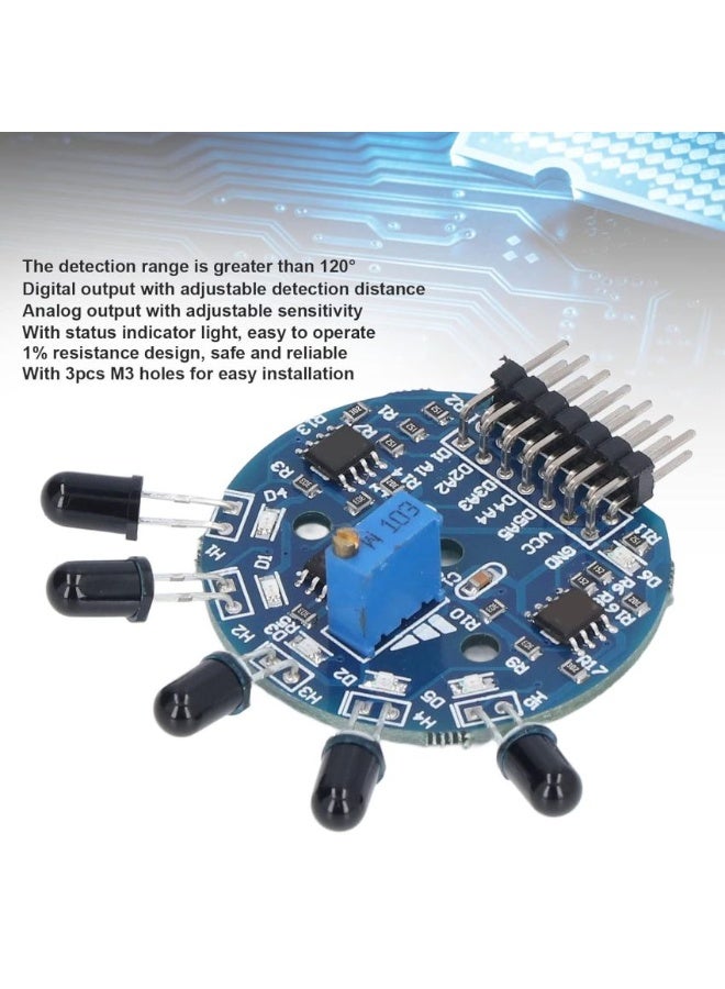KNP LM393 5 Channel Flame Sensor - Image 4